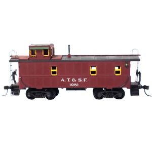 Vintage HO Scale Caboose Athearn A.T. & S.F. 1957